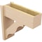 Ekena Millwork 7 1/2-in W x 20-in D x 20-in H Funston Block Rough Cedar Woodgrain TimberThane Outlooker, Primed Tan OUTUR075X20X20FST44RCPR - alternate 2